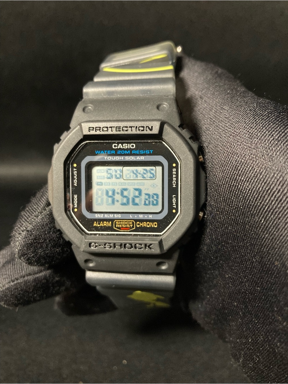 Custom Black and Yellow G Shock Dw5600